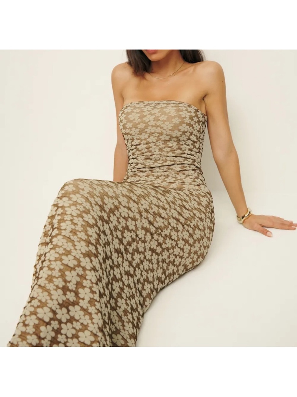 Reformation Ryden dress in floral